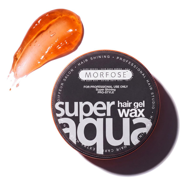 Morfose Max Aqua Hair Gel Wax | Hard Gel Pomade | Level