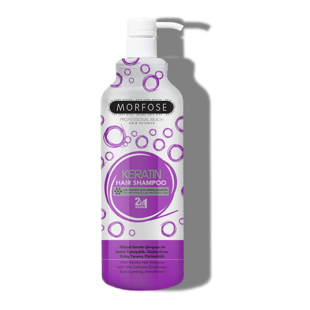 Morfose Professional Milk Therapy Creamy Hair Shampoo for Dry, Damaged, or Brittle Strands, Repairs and Protects, fuller, healthier, softer look, Eliminates Dryness, Damage, and Split Ends