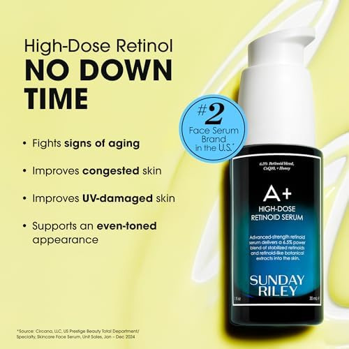 Sunday Riley A High Dose Anti Aging Retinol Serum