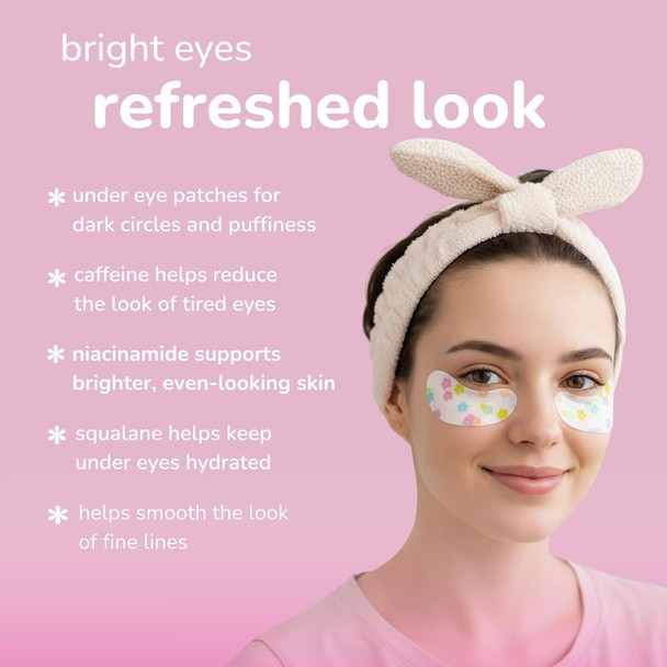 The Creme Shop Multi Task Under Eye Patches Under Eye Patches for Dark Circles Puffiness and Wrinkles