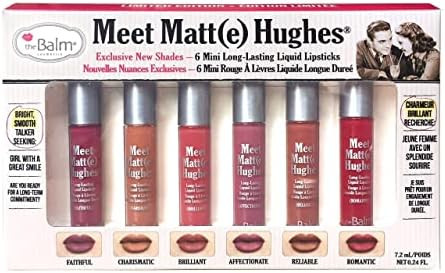 theBalm Meet Matt(e) Hughes Set of 6 Mini Long-Lasting Liquid Lipsticks