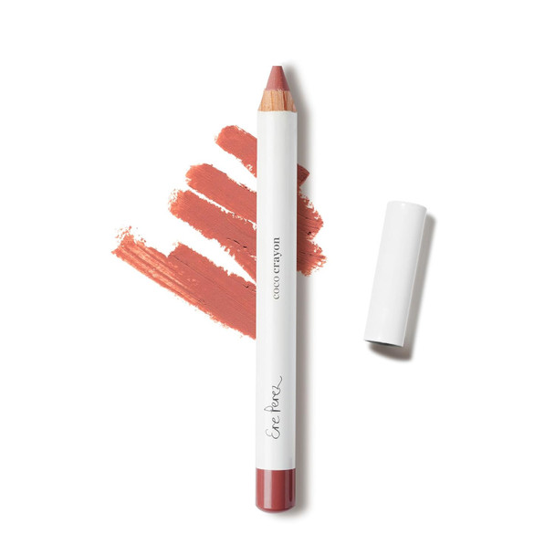 Ere Perez - Coco Crayon Hydrating Lip Color  Moisturize  Protect  Nourish Repair  Natural  Creamy Lip + Cheek Crayon  Vegan Cruelty-Free Clean Beauty