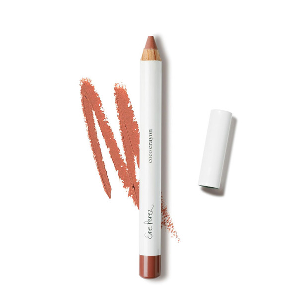 Ere Perez - Coco Crayon Hydrating Lip Color  Moisturize  Protect  Nourish Repair  Natural  Creamy Lip + Cheek Crayon  Vegan Cruelty-Free Clean Beauty