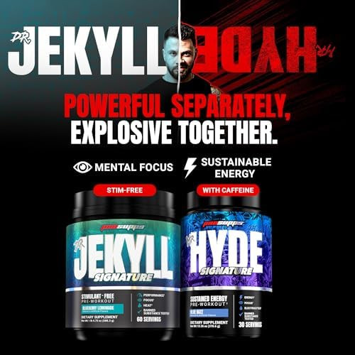 ProSupps Mr. Hyde Nightmare Pre Workout Powder with Caffeine & Beta Alanine Preworkout for Intense Energy Mental Focus and Performance Gym and Fitness Supplements Orange Creamsicle 30 Servings