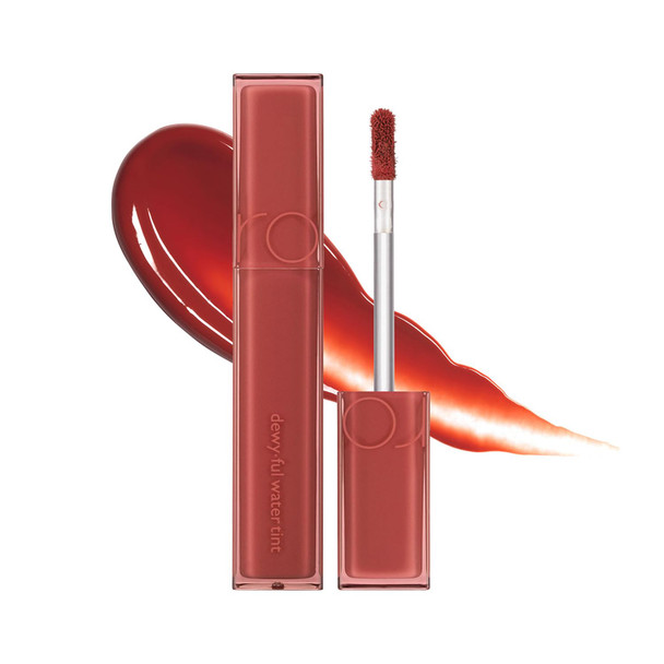 rom&nd DEWY·FUL WATER TINT 04 CHILI UP|Glossy|high pigment|moisturizing|non-sticky|Hydrated lips||colorful shades