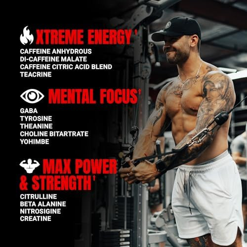 ProSupps Mr. Hyde Xtreme Pre Workout Powder with Creatine  Beta Alanine and Caffeine Extreme Energy Pumps Focus and Performance Fitness and Gym Supplements for Men and Women 30 Servings