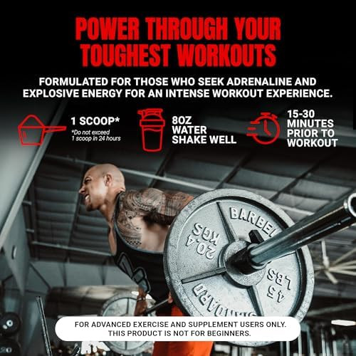 ProSupps Mr. Hyde Xtreme Pre Workout Powder with Creatine  Beta Alanine and Caffeine Extreme Energy Pumps Focus and Performance Fitness and Gym Supplements for Men and Women 30 Servings