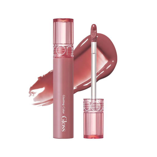 rom&nd Glasting Color Gloss | Plumping Lip Oil | Dim Mauve