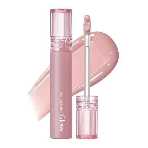rom&nd Glasting Color Gloss | Plumping Lip Oil | Dim Mauve