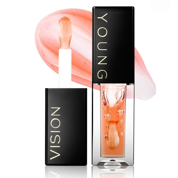 YOUNG VISION Lip Glow Oil Lip Gloss with Jojoba Seed Oil Moisturing and Plumping