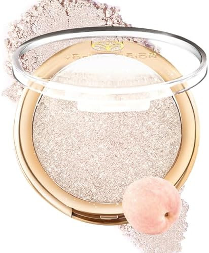 YOUNG VISION Pressed Powder Face Highlighter Luminous Baked Natural Glow Contour Powder
