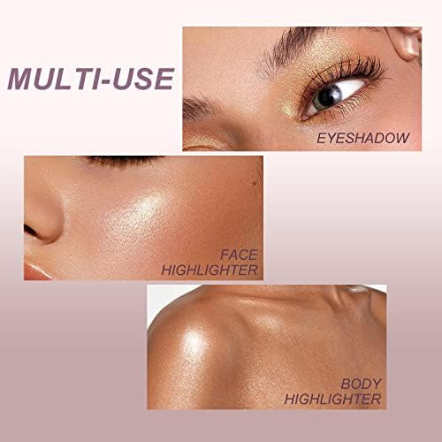 YOUNG VISION Pressed Powder Face Highlighter Luminous Baked Natural Glow Contour Powder