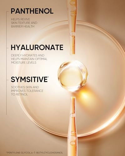 SKINTIFIC Beginner Retinol Serum with 0.1% Retinol & Zinc PCA, 20ml | Gentle, Fragrance-Free Night Serum for Oily Skin, Helps Refine the Look of Pores And Uneven Texture