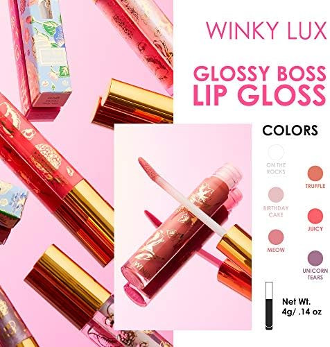 Winky Lux Ultra-Nourishing Glossy Boss Lip Gloss - Birthday Cake Sparkle