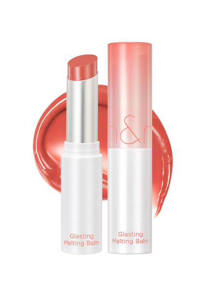 rom&nd Glasting Melting Balm | Hydrating Tinted Lip Balm | 15 Pecan Brew