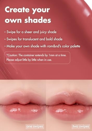 rom&nd Glasting Melting Balm | Hydrating Tinted Lip Balm | 15 Pecan Brew
