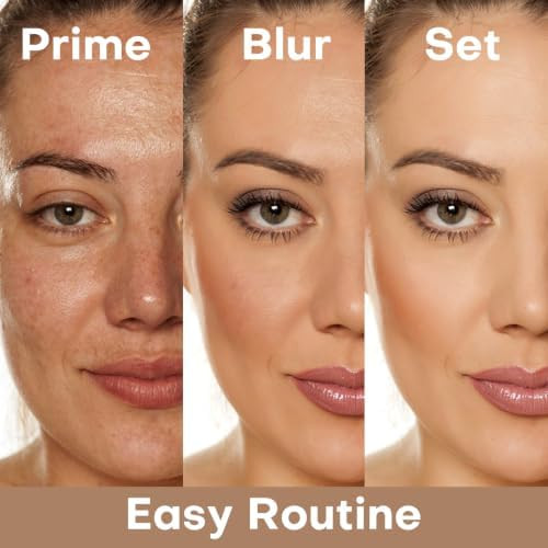 KIMUSE Baked Foundation, Color Correcting Powder Foundation for Mature Skin | Buildable Coverage, Radiant Natural Finish, Brightening Color Corrector, Lightweight