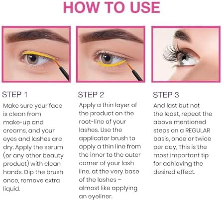 VieBeauti EyeLash Growth Serum for Longer Fuller Thicker Looking Lashes