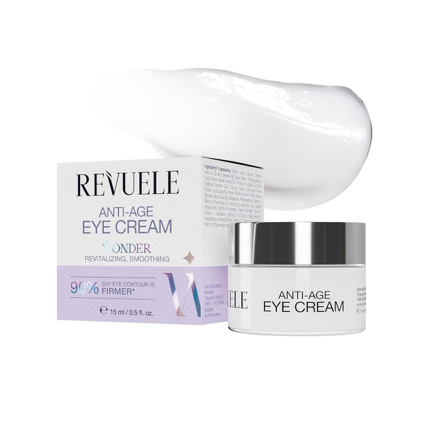 Revuele Retinol Eye Contour Gel,   Anti-Aging Eye Gel for Fine Lines, Wrinkles, Puffiness