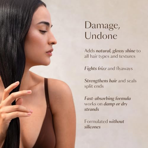VEGAMOUR HYDR-8 Weightless Repair Oil For All Hair Types Strengthens Smooths and Adds Shine