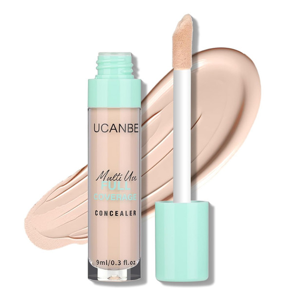 UCANBE Liquid Concealer Stick Conceals Covers Highlights Medium to Full Coverage Hydrating Color Corrector Face Makeup for Under Eye Dark Circles