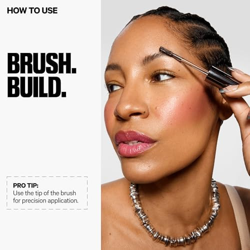 Milk Makeup KUSH High Roll Defining Volumizing Brow Tint  Tubing Brow Gel Shapes Volumizes  Sets Eyebrows Up to 24 Hours  Water Resistant Smudge Proof Clean