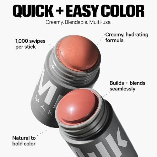 Milk Makeup Lip Cheek Multi Use Cream Stick with Satin or Matte Finish