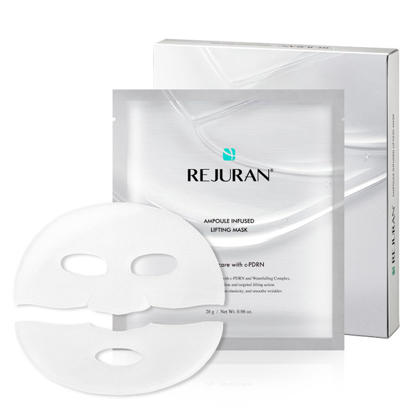 REJURAN Ampoule Infused Lifting Mask, DOT™ c-PDRN® Hydrogel, 4 Count