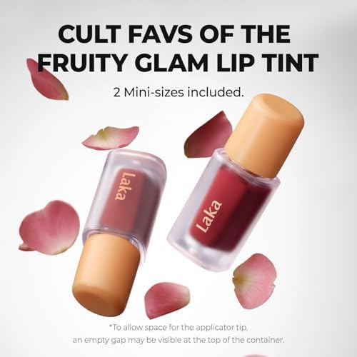 Laka Fruity Glam Tint Mini Duo, 1.9g/0.07oz*2ea