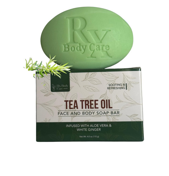 Tea Tree Oil Soap Bar For Face & Body 4.0 oz