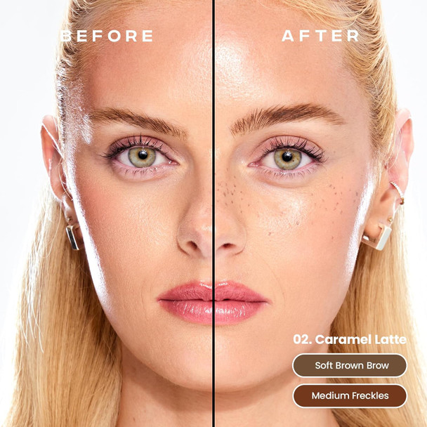 Sacheu Brow & Freckle STAY-N, 2-in-1 Brow Gel & Freckle Pen