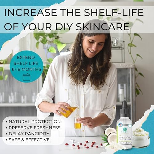 Skin Perfection  Leucidal SF Complete Natural Preservative Alt for Skin Care Making 16 oz | Skin Perfection, Made in USA, Vegan; for Cosmetics Lotion Soap Making Hyaluronic Acid Vitamin C Serums Creams; Lactobacillus