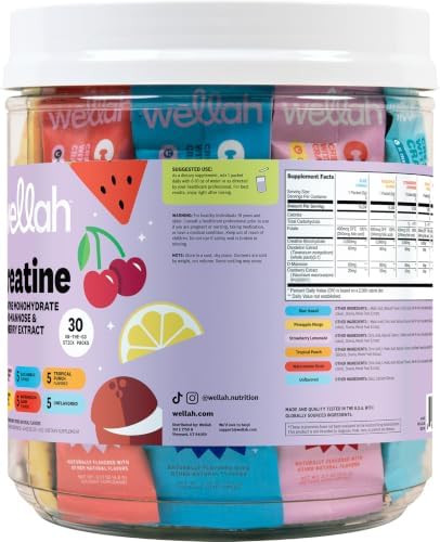 Wellah Creatine for Women Stick Packs