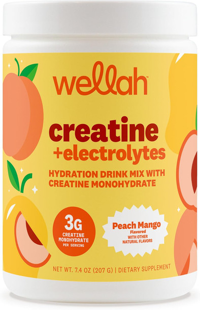 Wellah Creatine + Electrolytes Powder