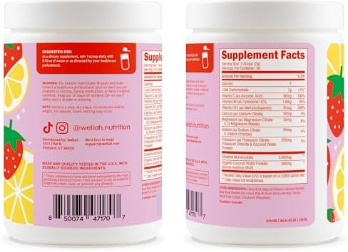 Wellah Creatine + Electrolytes Powder