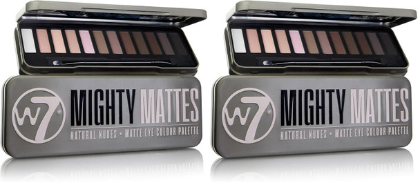 Mighty Mattes Eyeshadow Palette 12 Nude Shades Long Lasting Matte Eyeshadows