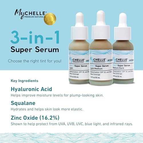 MyCHELLE  3-in-1 Super Serum, 1 oz