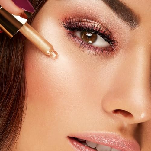KIKO Milano Glow Fusion Highlighting Drops 02, Liquid Face Highlighter With A Metallic Finish | Liquid Highlighter | Metallic Finish | Reflective Pearls | Buildable