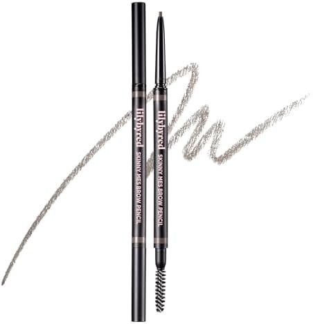 lilybyred Skinny Mes Brow Pencil | Korean 1.5mm Ultra-Slim Tip Eyebrow Pencil, Natural Hard Formula, Fine Hair-Like Strokes, Oil-Control, Sweat-Resistant, Long-Lasting, 0.002 oz.
