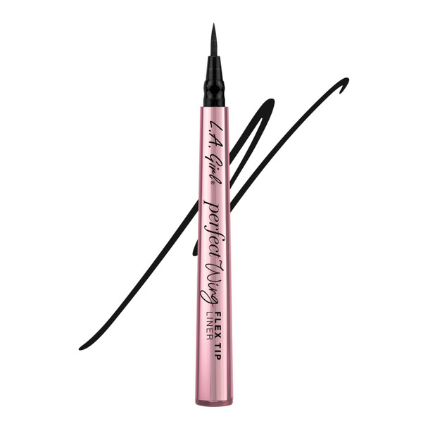 L.A. Girl Perfect Wing Flex Tip Liner Midnight Black GLE700