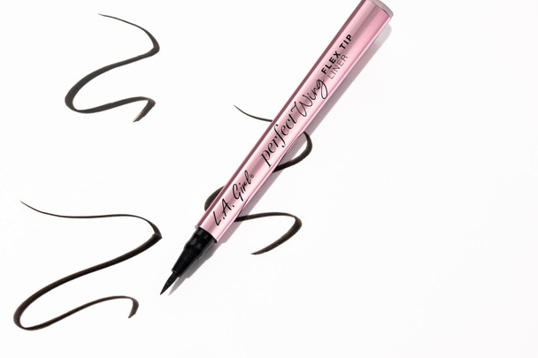 L.A. Girl Perfect Wing Flex Tip Liner Midnight Black GLE700