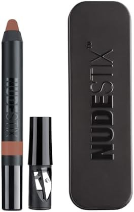 Nudestix Magnetic Matte Lip Color – 3-in-1 Long-Wear Lipstick, Lip Liner and  Lip Stain Pencil  Kiss-Proof, Transfer-Proof  Lightweight Matte Formula  Clean, Cruelty-Free Lip Makeup