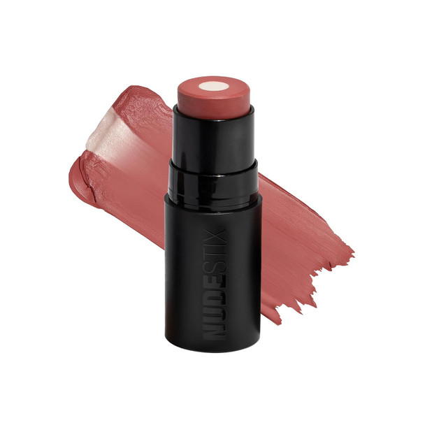 Nudestix Nudies Matte + Glow Core – Dual-Core Cream Blush Stick with Matte Color and Radiant Glow Balm for Cheeks, Eyes and  Lips   With Ceramides  Peptides and Vitamin E
