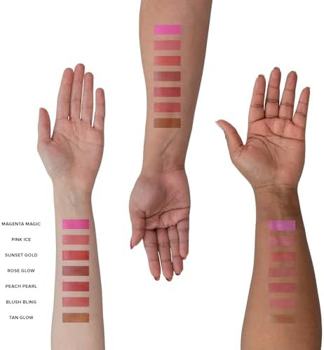 Nudestix Nudies Matte + Glow Core – Dual-Core Cream Blush Stick with Matte Color and Radiant Glow Balm for Cheeks, Eyes and  Lips   With Ceramides  Peptides and Vitamin E