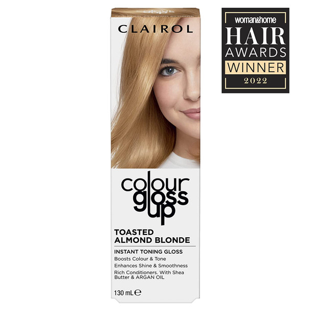 Clairol Colour Gloss Up, Temporary Colour Gloss, Toasted Almond Blonde, 130ml