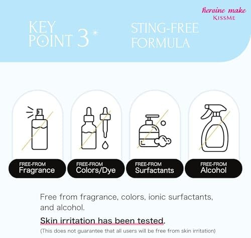 Heroine Make by KissMe Mascara Remover Waterproof Makeup Remover Wand  Gentle Eye Makeup Solution for Sensitive Eyes Travel Size for Waterproof Makeup  2 Pack