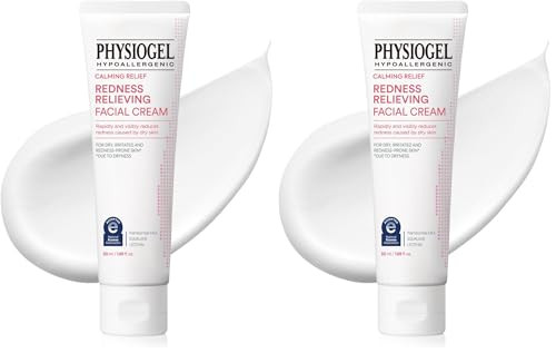 PHYSIOGEL Calming Relief Redness Relieving Facial Cream Soothing Face Moisturizer With Squalane For Dry Irritated & Redness-Prone Skin