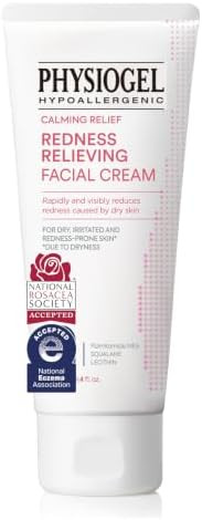 PHYSIOGEL Calming Relief Redness Relieving Facial Cream Soothing Face Moisturizer With Squalane For Dry Irritated & Redness-Prone Skin