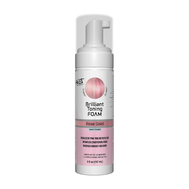 Splat Brilliant Toning Foam  Blonde  5 oz. Hair Toner Lasts Up to 10 Washes Weightless Conditioning Foam Increases Vibrancy and Shine Vegan and Cruelty-Free