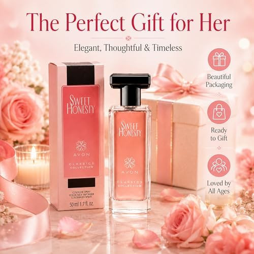 AVON Sweet Honesty Fragrance for Women Fresh Cedarwood Long Lasting Perfumes for Women